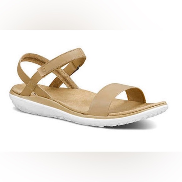 EUC TEVA Terra Float Lux Sandals, Beige, Flats, Sz 8.5, Neutral, Sport, Hiking - Picture 7 of 12